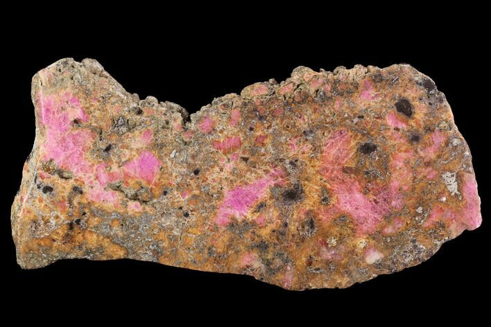 Polished Cobaltoan Calcite Slab - Congo #95007